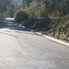 Concluda primeira fase da obra de requalificao da estrada municipal 531 em Azias