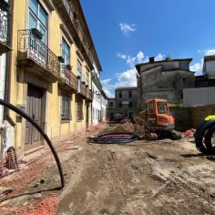 Cmara Municipal investe na requalificao da zona histrica de Ponte da Barca - Obras decorrem a bom ritmo