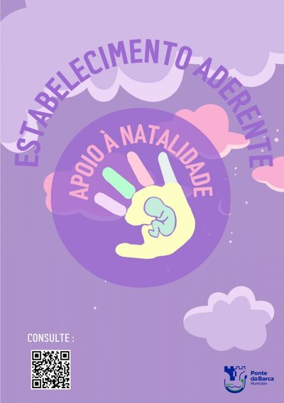 Estabelecimento Aderente, APoio &agrave; Natalidade QRcode